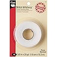 Dritz 222 STITCH WITCHERY FUSIBLE BONDING WEB WHITE REG WGHT 20YD, 5/8-Inch X 20-Yards