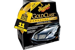 Meguiar's G7014J Gold Class Carnauba Plus Premium Paste Wax, Creates a Deep Dazzling Shine – 11 Oz Container