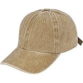 Glamorstar Classic Unisex Baseball Cap Adjustable Washed Dyed Cotton Ball Hat