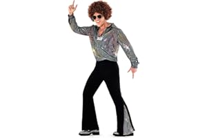 Morph 70s Outfits For Men, Men 70s Outfits For Adults, Mens Disco Costume, Men's Disco Costume, Halloween Costumes Adult