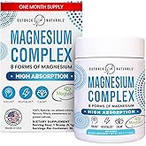 Outback Naturals Magnesium Complex Powder - 8 Types of Magnesium, L-Threonate (Magtein), Glycinate, Malate, and More for Brain Health, Relaxation, Maximum Absorption - Unflavored, 30 Servings