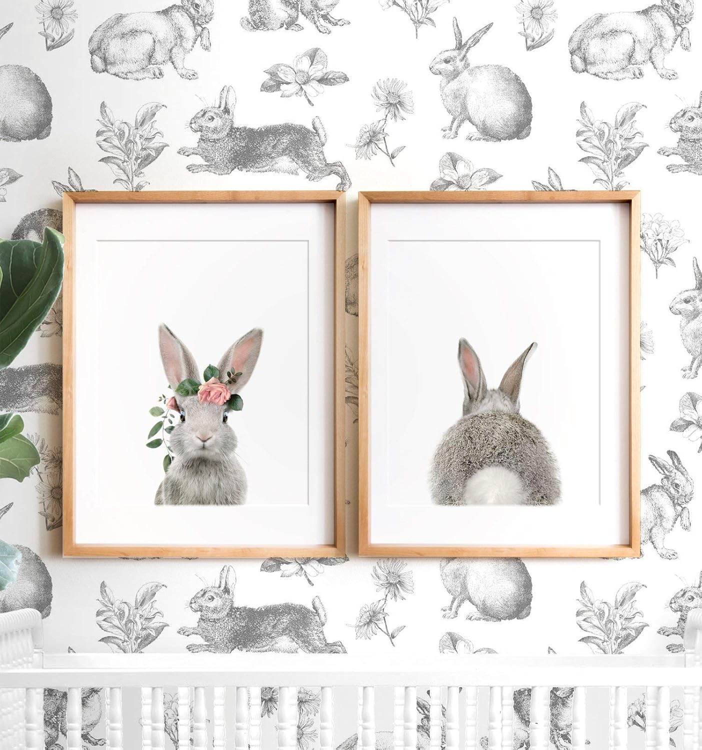 rabbit prints for nursery