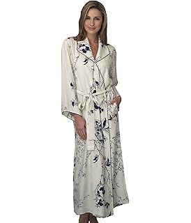 Julianna Rae Womens Silk Robe Embroidered Trim Bell Sleeves On | Desertcart Brunei Julianna Rae Womens Silk Robe Embroidered Trim Bell Sleeves On | Desertcart Brunei