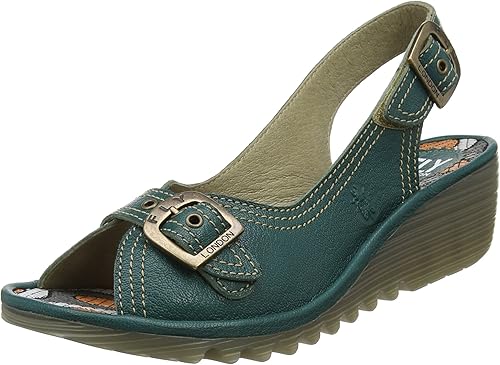 fly london green sandals