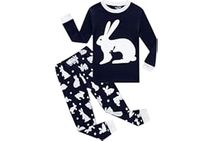 Family Feeling Little Big Boy Pajamas Sets 100% Cotton Pjs Kids Jammies