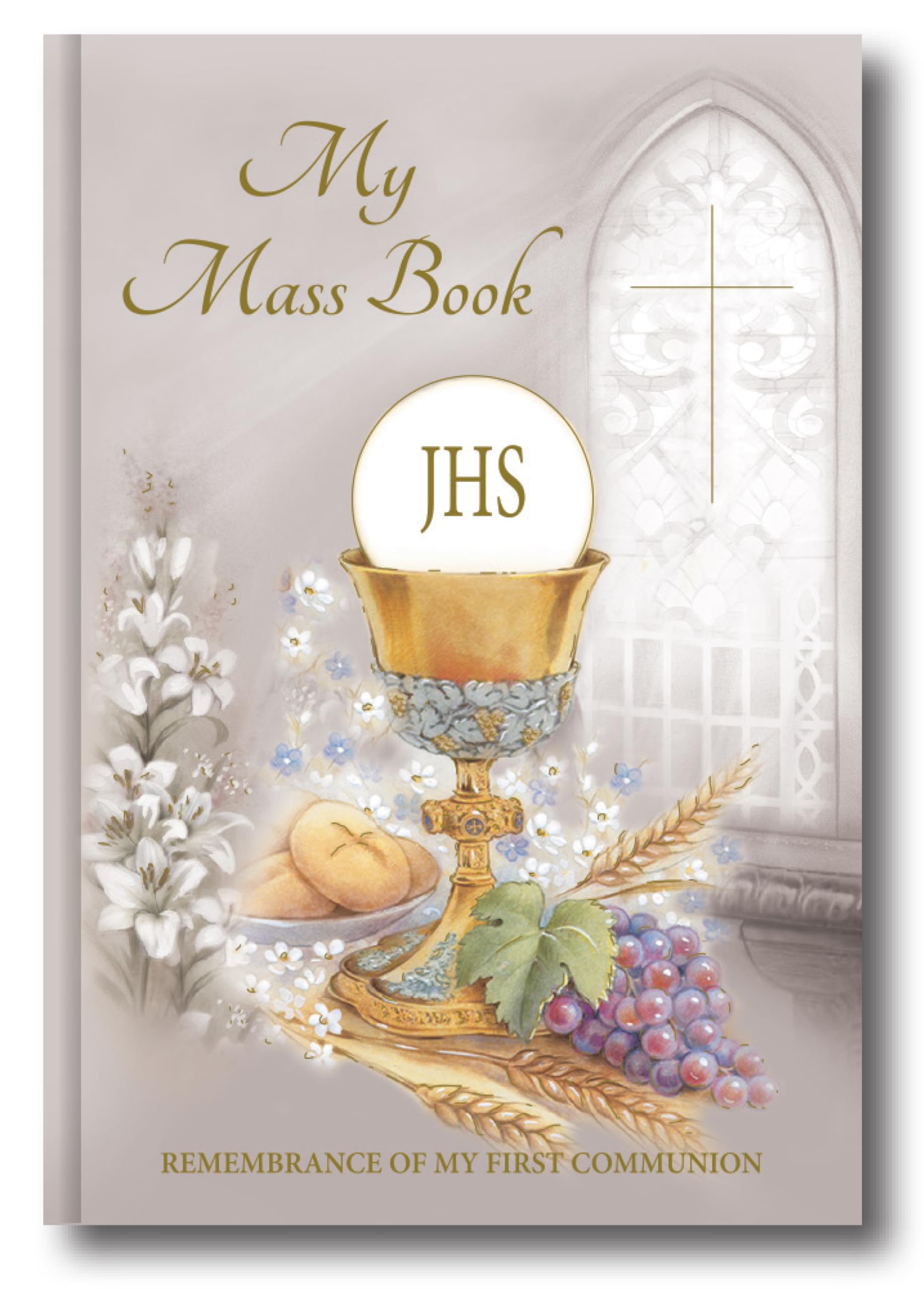My Mass Book Remembrance Of First Communion Catholic Unisex Girls Boys Missal with Prayer Card/Book Mark