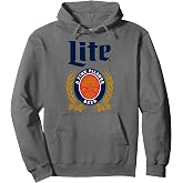 Coors Miller Lite Classic Centered Design Logo Pullover Hoodie