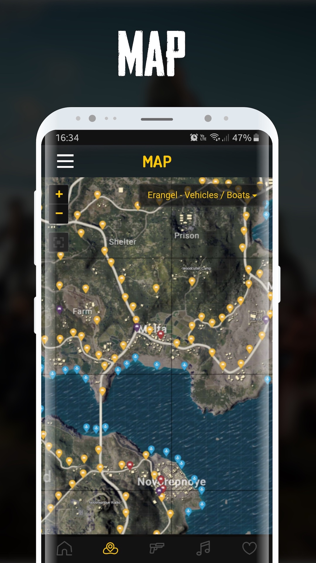 Amazon Com Map Stickers Stats For Pubg Apps Y Juegos