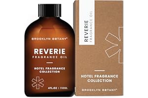 Brooklyn Botany Hotel Diffuser Oil Reverie Scent - Luxury Hotel Oil Inspired by Escapade Fragrance Oil for Cold Air Diffuser - Aromatherapy Diffuser Oil Scents for Home - 118 ml