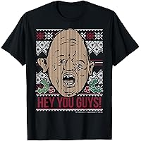The Goonies Movie Hey You Guys Mens Black Graphic Tee-XL