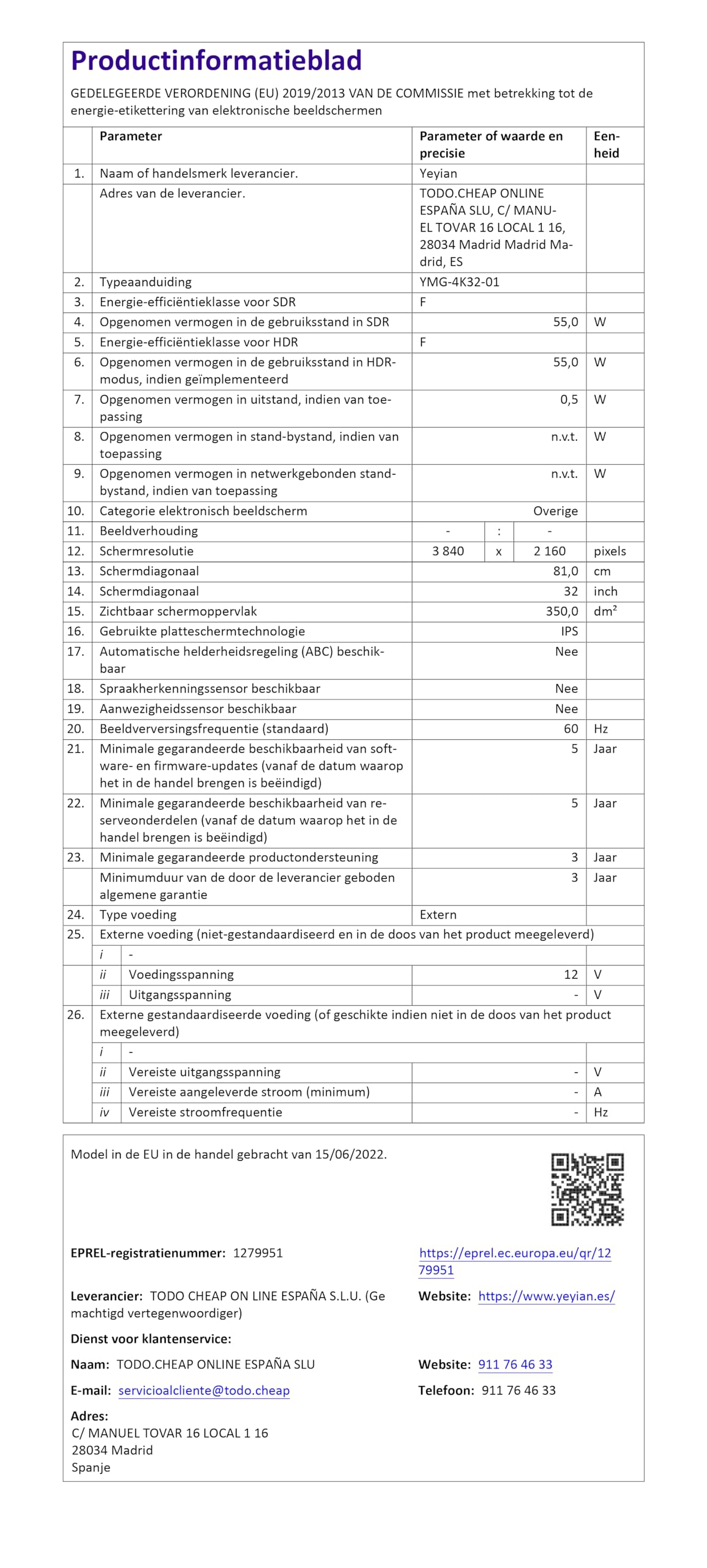 YEYIAN ODRAZ 32” PC Gaming Frameless 4K UHD HDR Monitor 3840x2160 IPS Panel, 1 Billion Colors, Low Blue, 350cd/m2, 1000:1, 60Hz, 4ms, 16:9, 178°, G-Sync, FreeSync, DP/HDMI/USB, Speakers, VESA, Tilt