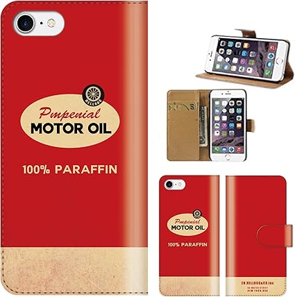 Amazon Co Jp 手帳型ケース 全機種対応 Iphone 8 アイフォーン エイト ヴィンテージ モーターオイル 車 アメカジ アメリカン ワイルド ブック型 二つ折り レザー 手帳カバー 手帳タイプ ダイアリー スマホケース スマートフォン 家電 カメラ
