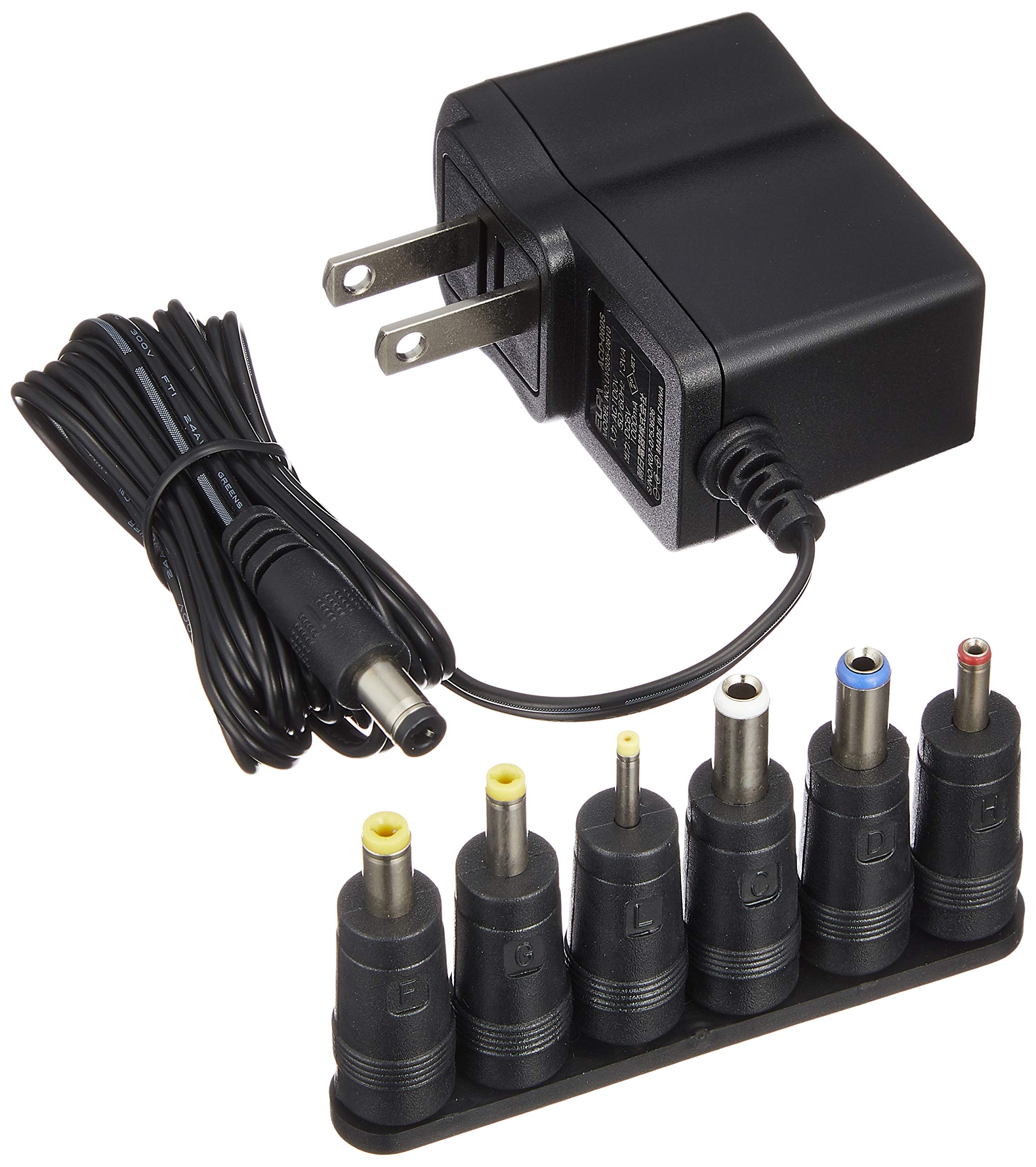 エルパ(ELPA) AC-DCマルチアダプター 変換アダプタ AC100V 50/60Hz 定格出力:DC6V/1000mA 約1.8m ACD-060S商品画像