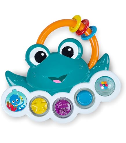 Baby Einstein Curious Car Zen Oball Toy Car & Rattle készségfejlesztő