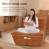 Vesgantti Togo Fireside Lounge Chair Soft Suede Premium Foam 80D x 85W x 84H view 5