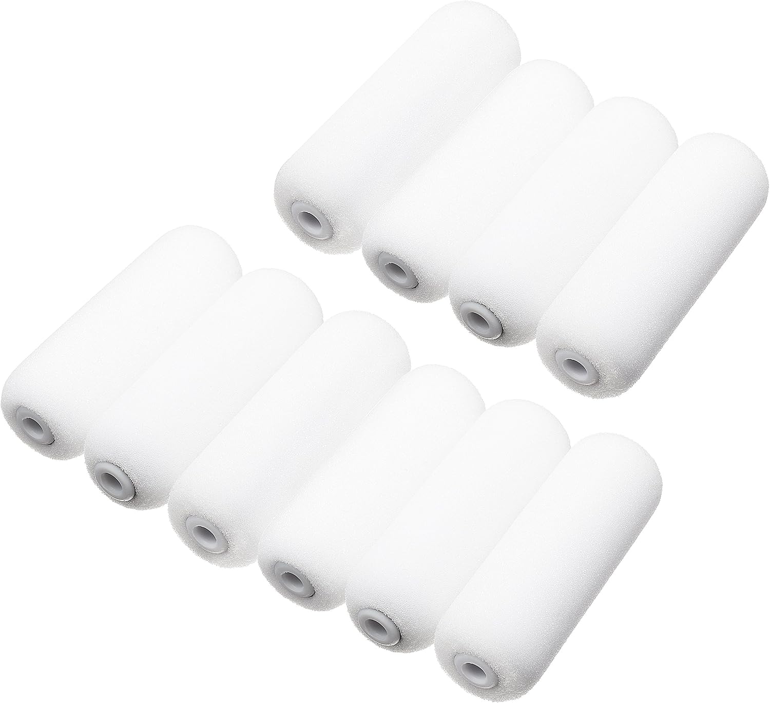 Coral 41510 Foam Coater Paint Mini Roller Cover with a High Density Foam Sleeve Material 4 inch 10 Piece Pack Set