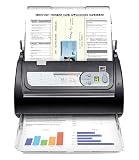 Plustek PS188 High Speed Double-Sided Color Document Scanner, with Automatic Document Feeder (ADF), 30 Pages Per Minute, Support Windows 7/8/10/11