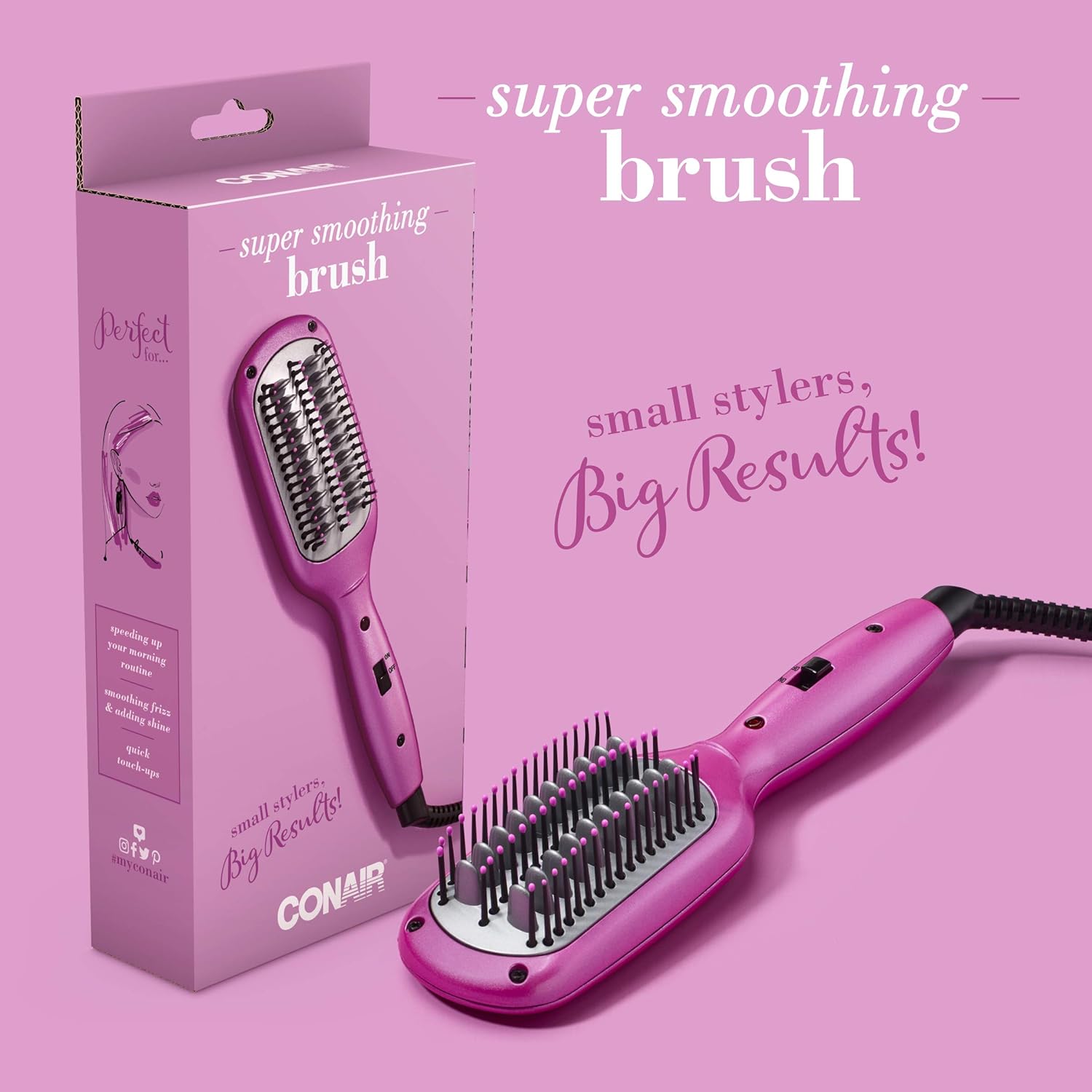 Super smoothing brush conair Clearance