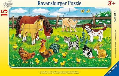 Ravensburger 24060461 Frame Jigsaw Puzzle 15 Pieces Toddler Child Learning