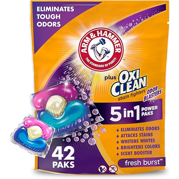 Amazon.com: Arm & Hammer Plus OxiClean 5-in-1 Laundry