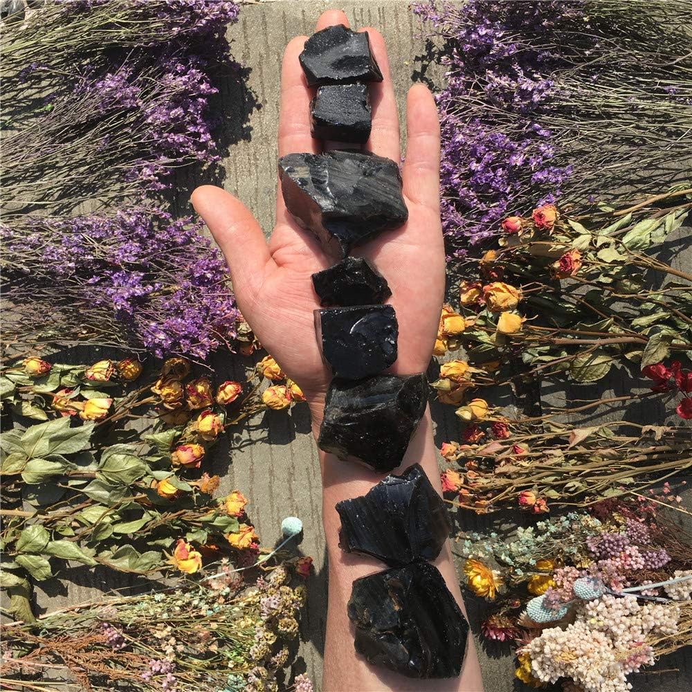 Simurg Raw Fluorite Stone 1lb ''A'' Grade Rainbow Fluorite Rough Crystal - Green Fluorite Rocks for Cabbing, Tumbling, Cutting, Lapidary, Polishing, Reiki Crytsal Healing: Home & Kitchen