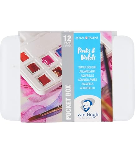 Royal Talens Van Gogh Acuarela Pintura Bloque De Papel 13.5 X 21 Cm 12