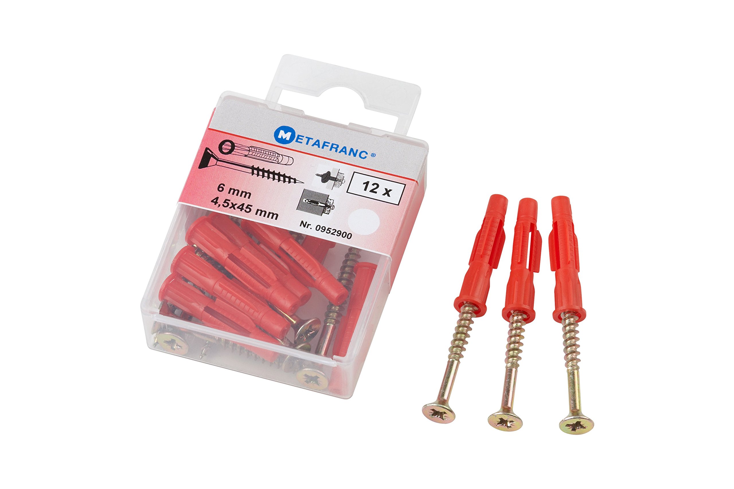 Meister Wall Plug and Screw Assortment (50 Pieces), 952900