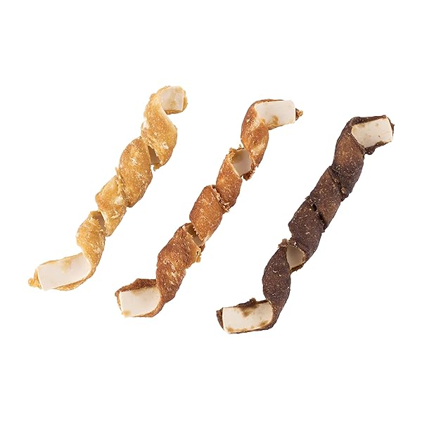 DREAMBONE SPIRALS VARIETY PACK, TREAT YOUR DOG TO A CHEW MADE WITH REAL MEAT AND VEGETABLES