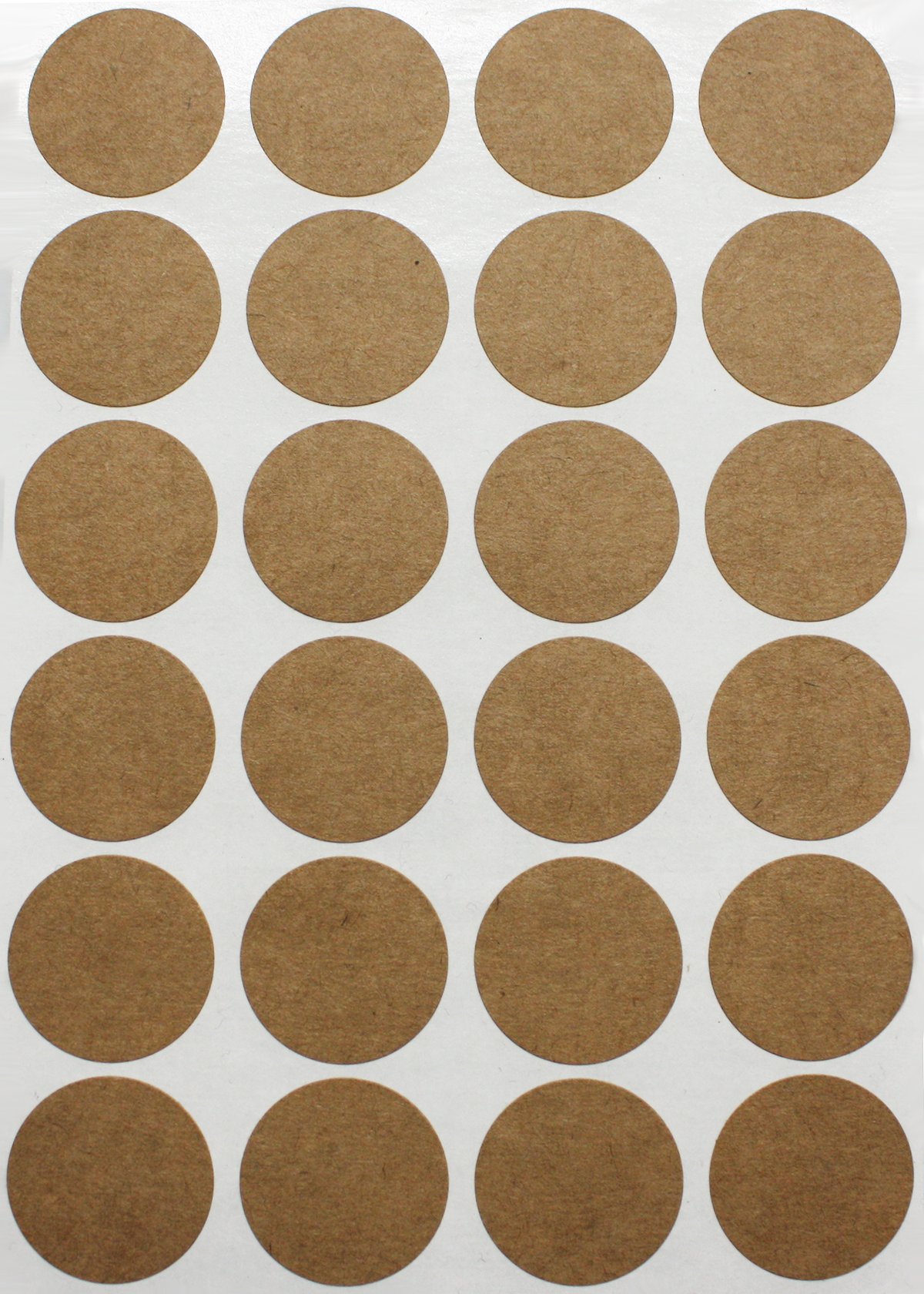 Royal Green Colour Coding Dots 2.5cm Kraft Round Labels 25mm 360 Pack