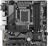 Gigabyte B760M D3H LGA 1700 B760 mATX DDR5 Dual M.2 USB 3.2 Motherboard view 2