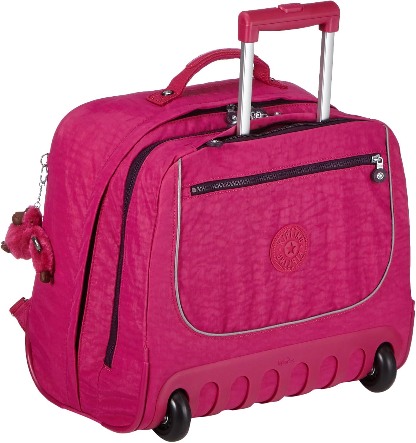 Kipling Clas Dallin, Wheeled Schoolbag, 42 cm, 25 liters, Pink (Pink