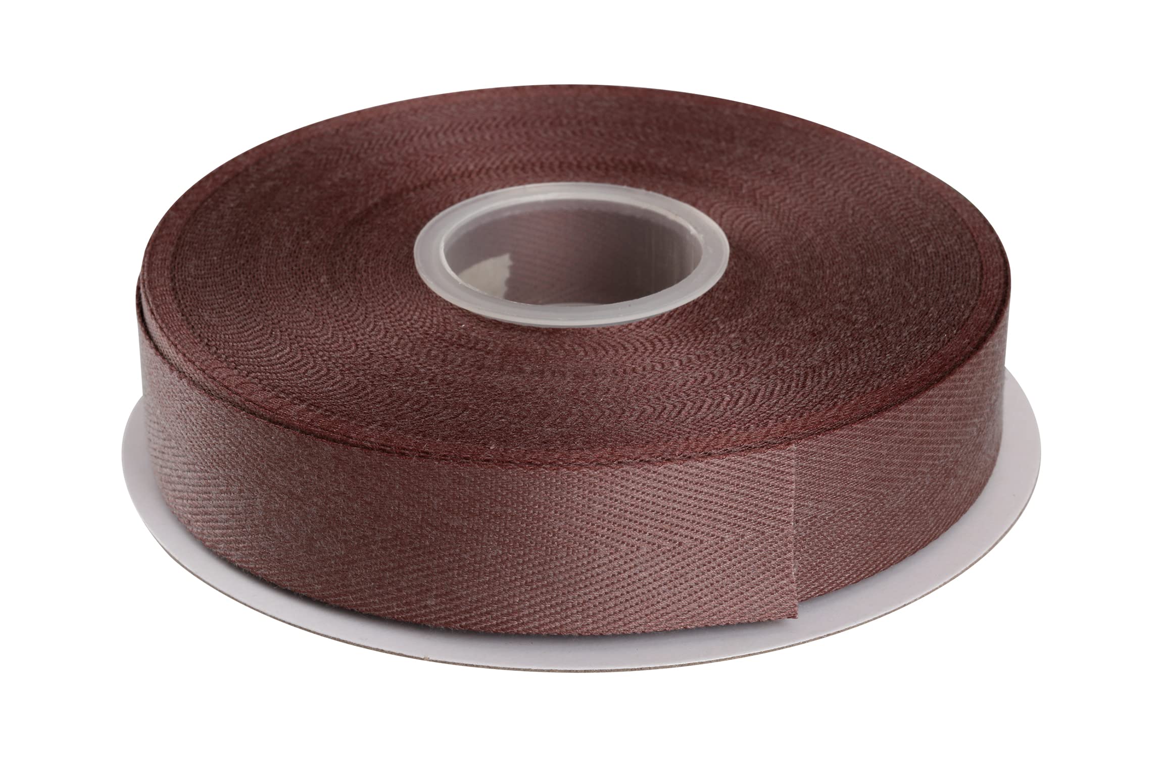 Joycrosso Herringbone Tape Twill Ribbon Soft Handle, Great for Gift Wrapping Craft Sewing, 25mm x 22 Meters - Chocolate Chip