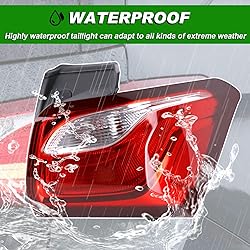 Lochnchn Halogen Tail Light Assembly Compatible