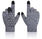 Achiou Winter Gloves, Glove for Men Women, Upgraded