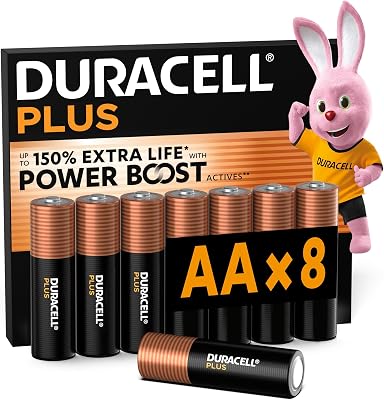 Plus AA Pilas Alcalinas (Paquete de 8) 1.5V, LR06