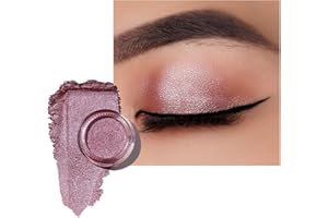 Oulac Shimmer Cream Eyeshadow, Waterproof Highly Pigmented Glitter Eye Shadow with Moisturizing Formula, Extremely Soft Cream
