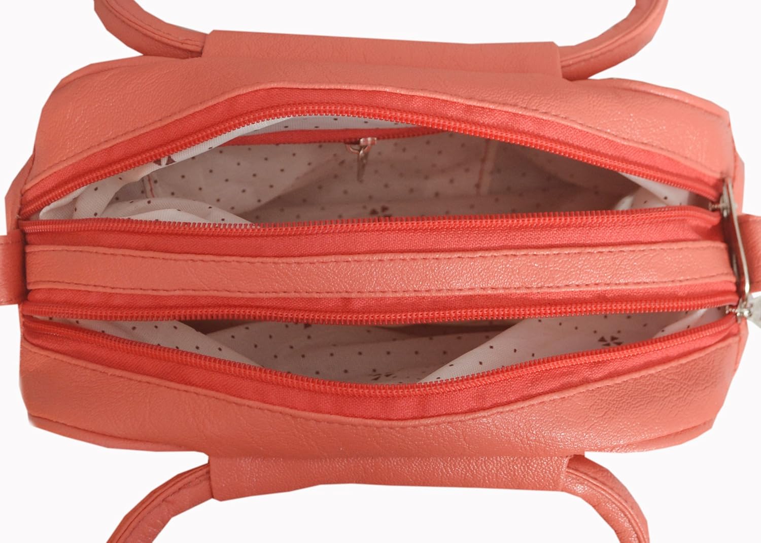 mango star pu girl's small carry bag - redish