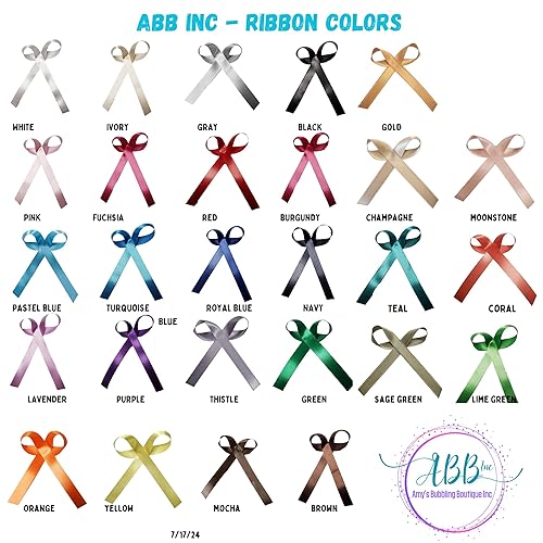 Pre Cut Baby Shower Personalized Ribbons