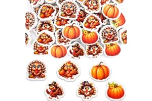 Ceiba Tree 60Pcs Thanksgiving Turkey Mini Erasers for Kids Bulk Pumpkin Pencil Erasers Stationery for Kids Student Classroom Prizes Homework Rewards Fall School Supplies