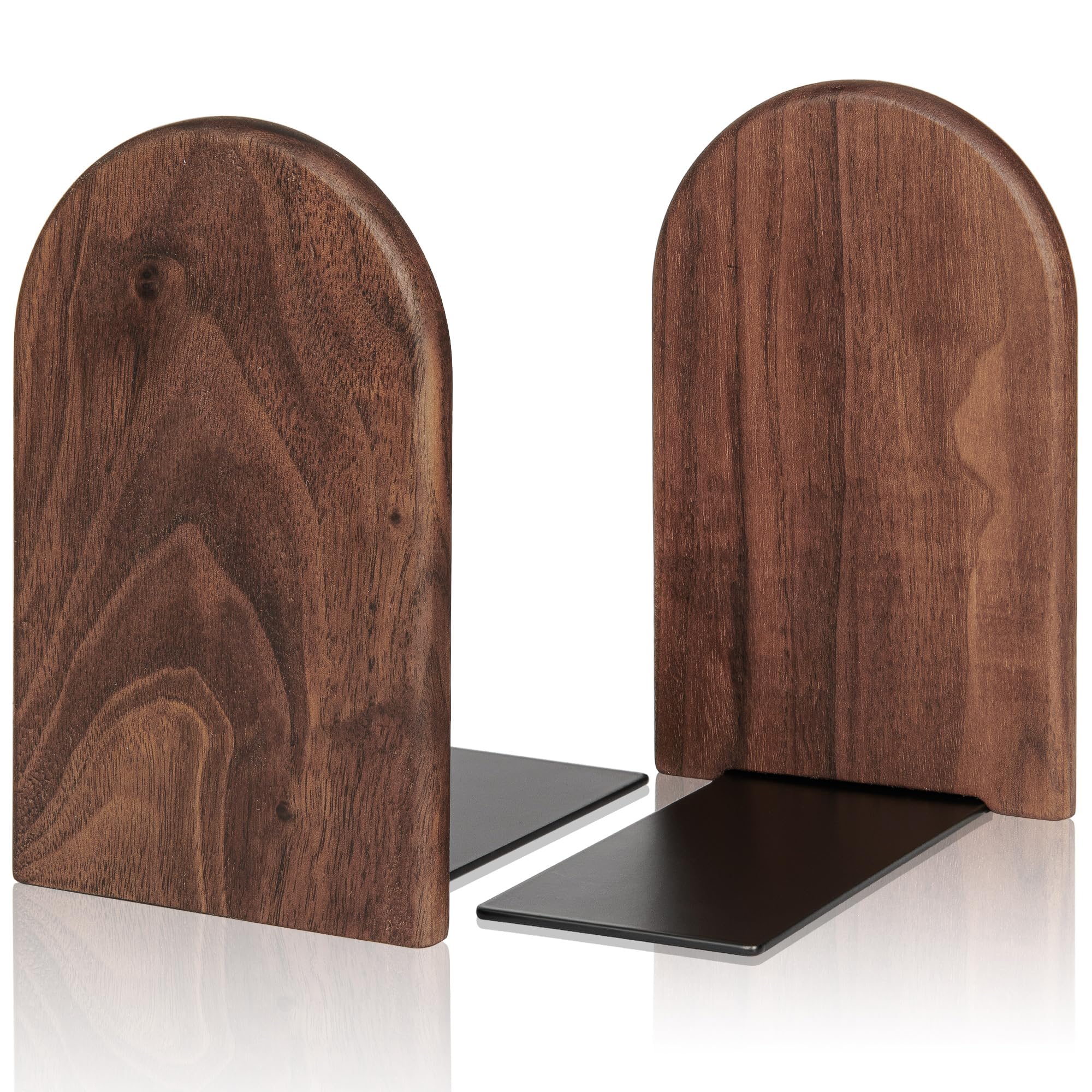 Photo 1 of Book Ends,1 Pair Bookends Wood Book Ends Universal Economy Bookend
