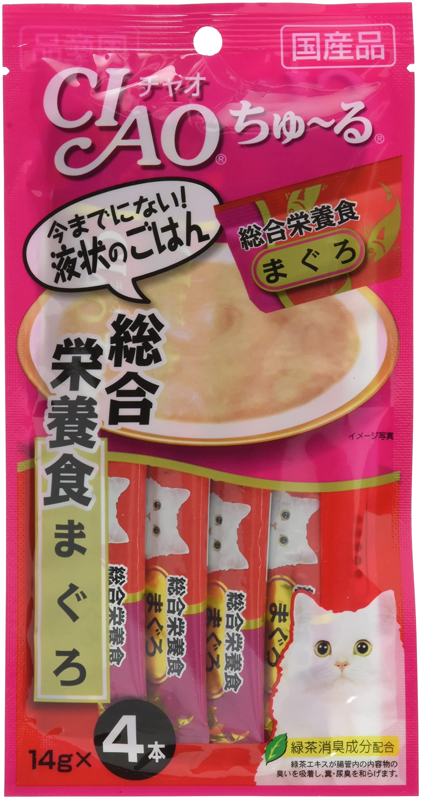 チャオ (CIAO) ちゅ~る 総合栄養食 まぐろ 4本 6個セット商品画像