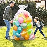 3 Pack Large Balloon Bags for Transport Reusable 79 x 47 Inches Giant Balloon Drop Bag Thicken Clear Plastic Balloon Storage Bags for Birthday, Wedding, New Years, Celebration Supplies