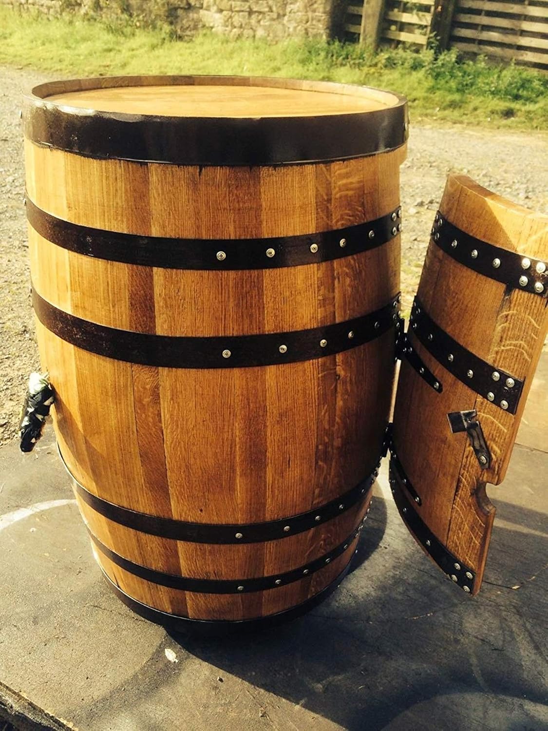 Cheeky Chicks Recycled Solid Oak Whisky Barrel Alfie Drinks