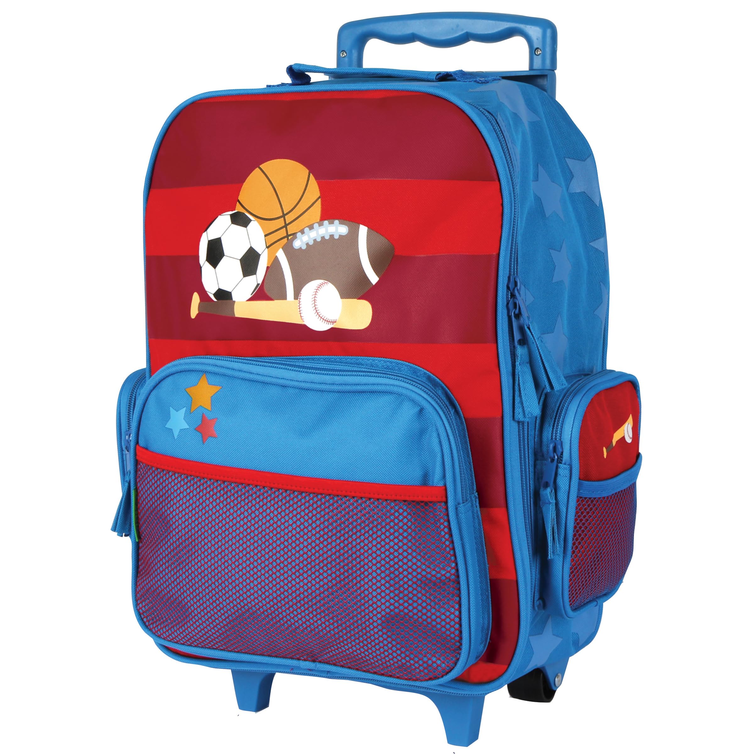 Stephen Joseph Classic Rolling Luggage - Multi -