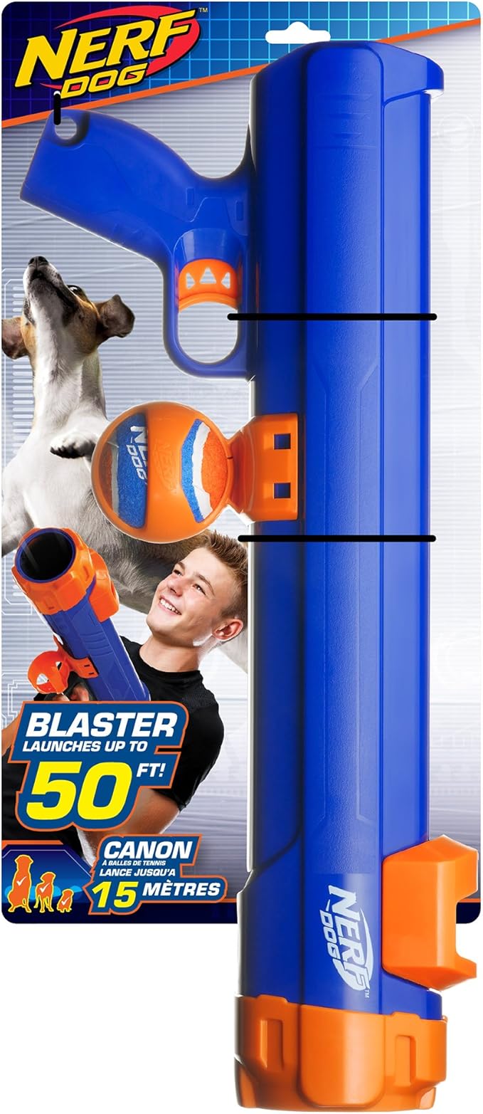 nerf dog large tennis ball blaster