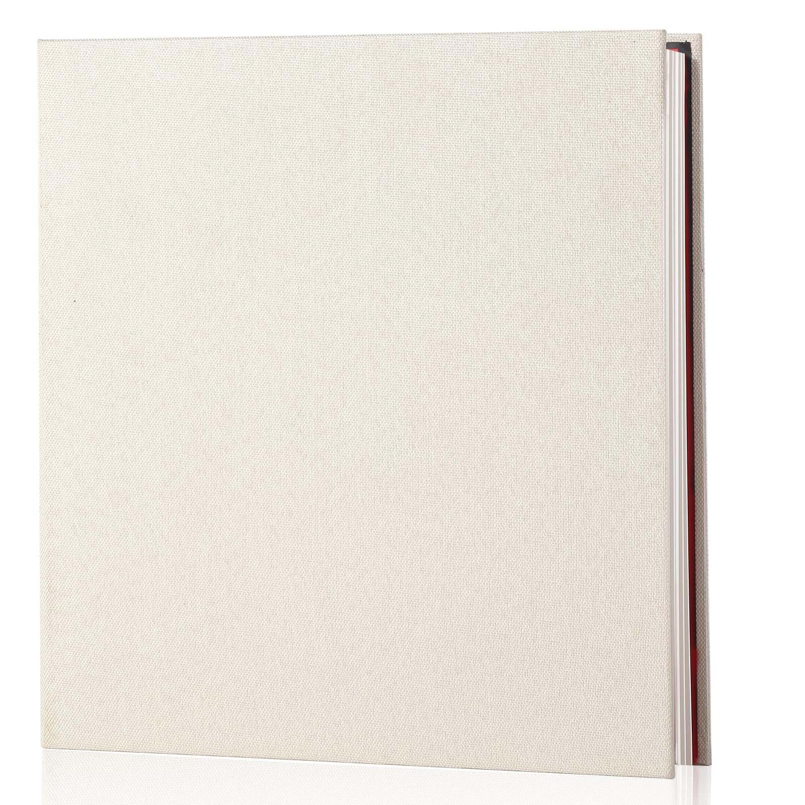 Minlna Photo Album Scrapbook Linen Art with Protective Film Save Images Permanently, Memory Book,It Has 40 Pages,11"×11" for 120 Photos,Best Gift Choice