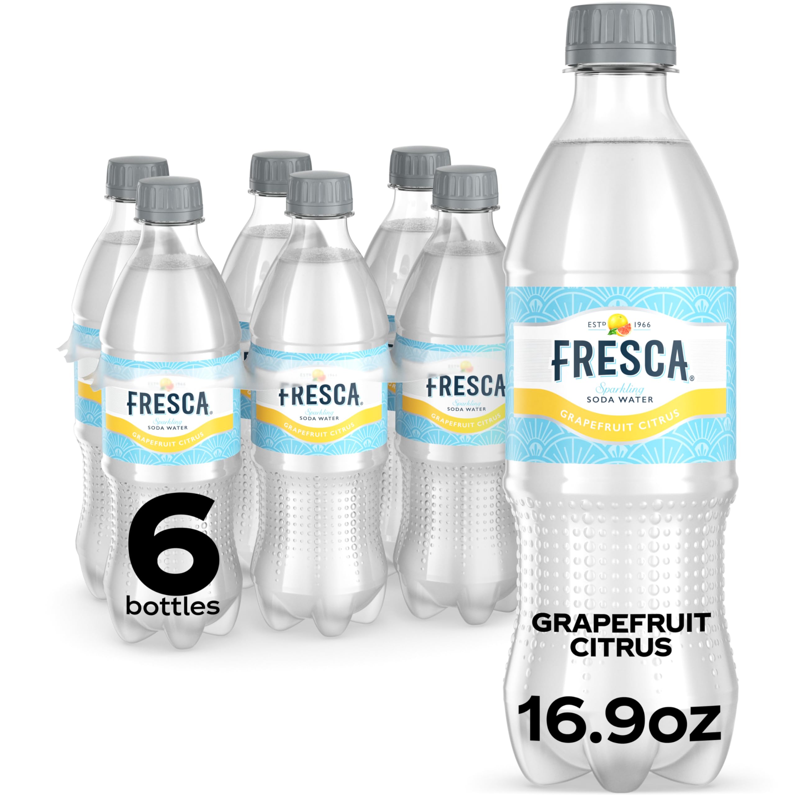 Photo 1 of *****BEST BUY 11/24/25***** Fresca Citrus Soda Soft Drink, 16.9 fl oz Bottles, 6 Pack