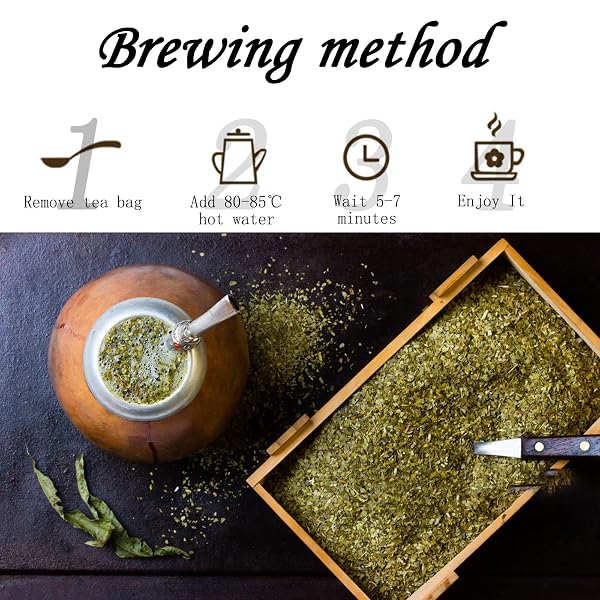 YERBA MATE TEA BAGS, 7 IN 1 SUPER ENERGY TEA, 7 HERBAL BLENDS INGREDIENTS – MATETEA + ASHWAGANDHA, CLEAN ENERGY, LIMITLESS CLARITY & FOCUS AND GUT HEALTH, 30BAGS/5.29OZ (30BAGS)