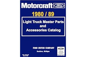 1980-89 Ford Truck Master Parts and Accessory Catalog