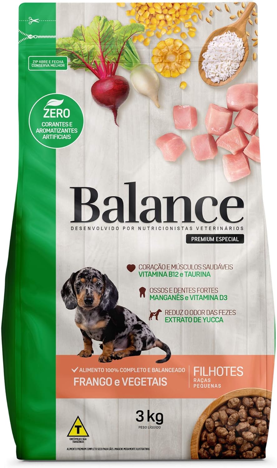 Ração Premium Balance Filhote Porte Pequeno